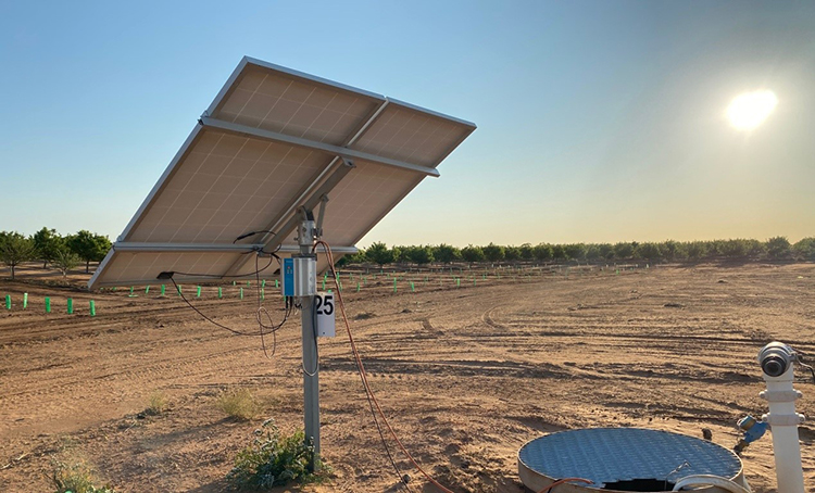 A Solartech Solar Water-saving Irrigation System in Operation in Australia