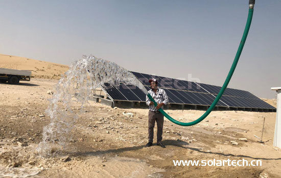 Solar Pumping Irrigation System in Qatar