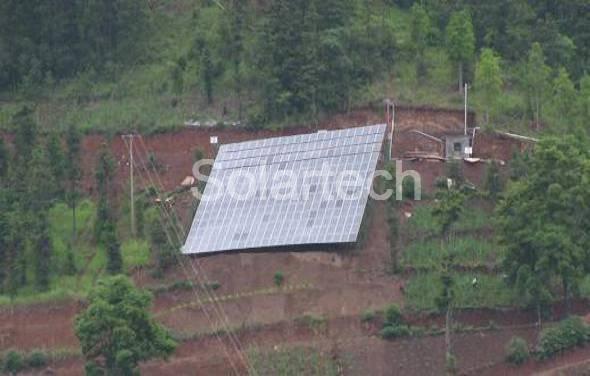 37KW Solar Water Pumping Anti- drought System Project in Yunnan