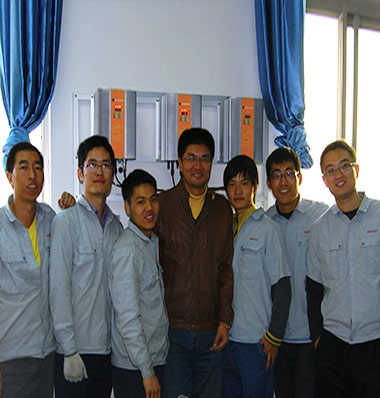 Installation practice of grid connected power generation project of Guangxi University in 2013