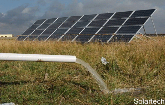 Solar pumping System for grassland protection in Tie Pu Jia, Qing Hai province