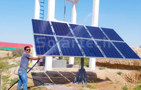 Solartech Solar Water Pumping System Supply Drinking Water for the Afghan people