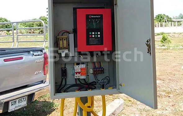 Solartech Hybrid Solar Pumping System for Orchard Irrigation in Thailand