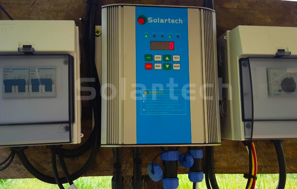 Solartech Solar Water Pumping System for the Farm in Bolivia.