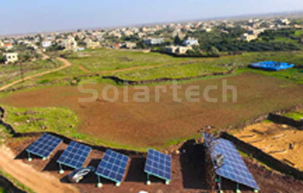 Solartech Solar Pumping System for Syrian Planting Industry