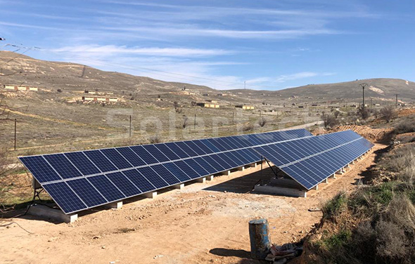 Solartech 26kW Solar Pumping System Provides Domestic Water for Syrian Villagers