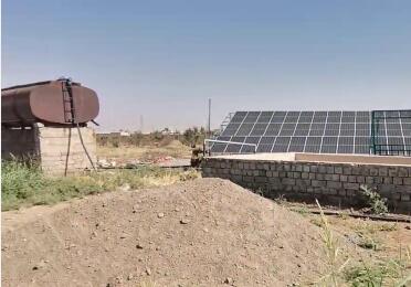 Solartech PB-G3 Series Solar Pumping System for Drip Irrigation Project in Iraq