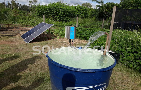 Solartech donated a set of permanent magnet solar pumping system to university in northern Brazil