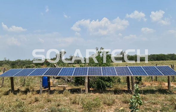 Clean and Stable drinking water suuply for animals in Bolivia- Powered by Pure Solar Energy！