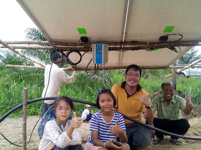 solar pumping system has been widely used in Thailand