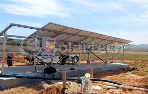 Solartech 3kw AC solar water pump project in Turkey