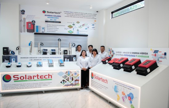 Solartech Solar Pumping System Exhibition Hall in Bolivia