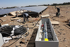 Solar pumping system installation site
