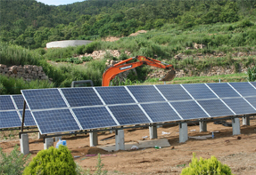 Solar pumping pilot project in Rongcheng