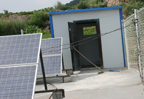 Solar pumping control room