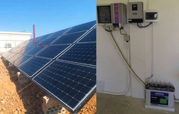 Solartech 7.5kW AC solar pumping system